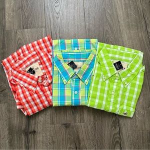 NWT Bundle of Three Hollister Button Downs
